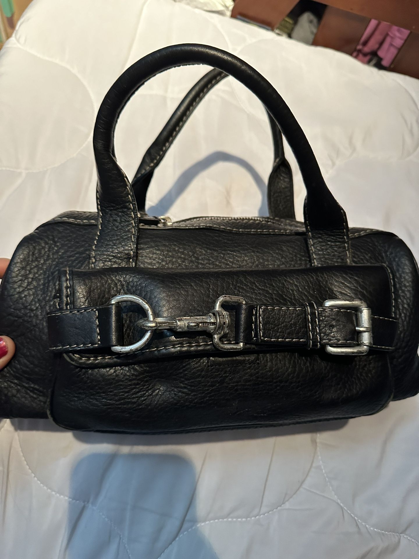 LEATHER MICHAEL KORS PURSE 