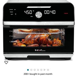 Instant Omni Plus 19QT/18L Toaster Oven Air Fryer, 10-in-1 Functions, Fits 12" Pizza, Crisp, Broil, Bake, Roast, Toast, Warm, Convection, 100+ In-App 