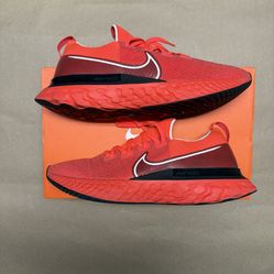 Nike Air React Infinity Run Bright Crimson Mens size 14 running shoes Rare!