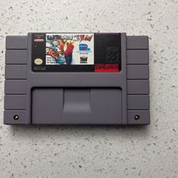 Vintage Super Nintendo Game(Earthworm Jim )