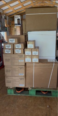 4 FULL MERCHANDISE PALLETS