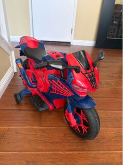 Spiderman 6v motorcycle