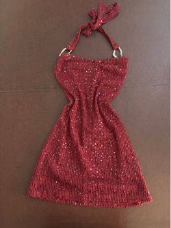 NOVELA MINI DRESS DEEP RED - THATS SO FETCH