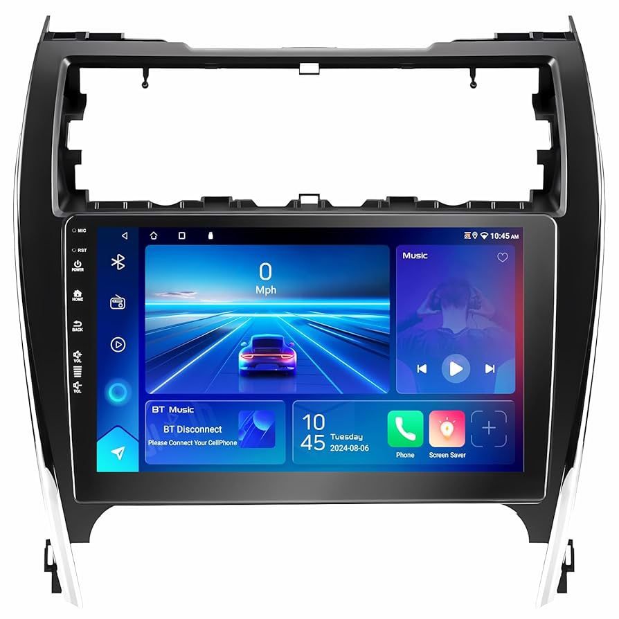 Car Radio Stereo for Toyota Camry 2012 2013 2014, Android 13/IPS Touch Screen/Wireless Carplay/Android Auto/Bluetooth/GPS Navigation/WiFi/5G/HD Back-u