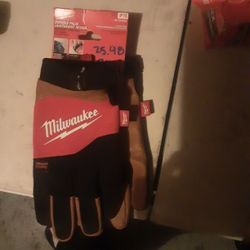 Large Leather Performance Gloves