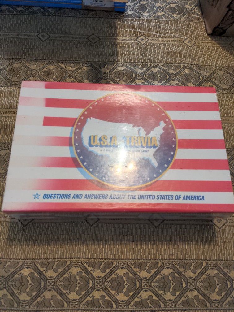 US Trivia Board Game New.
