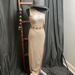 XL Gold Dress Never Worn 
