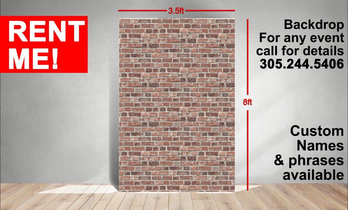 Backdrop rustic wood, brick, patterns photography