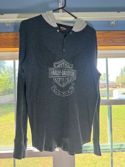 Harley-Davidson Hooded Thermal Henley Shirt