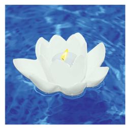 7 Swimline HydroTools Swimming Pool or Spa Floating Flower Candle Light 7.5