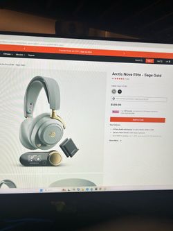 Arctis Nova Elite - sage gold color