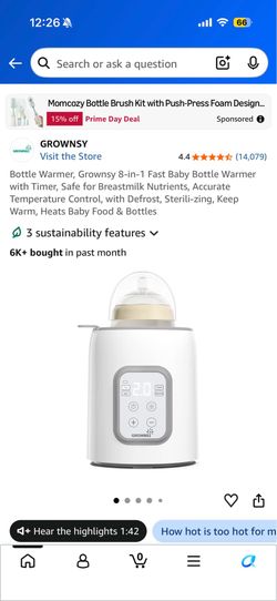 Baby bottle warmer