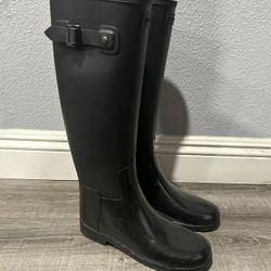 Hunter Rain boots Refined Slim Size 9