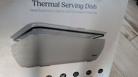 new Host Modern thermal serving dish 6 quart lunch box like Thermos for food