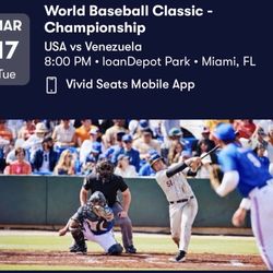 WBC FINALS TICKETS 