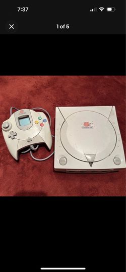 SEGA Dreamcast White Console w/ Controller HKT-3020 HKT-7700 Memory Slot