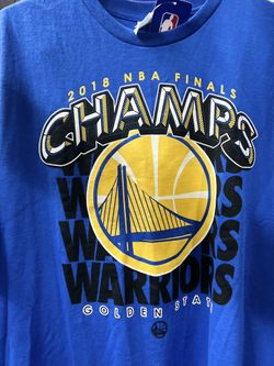 GOLDEN STATE WARRIORS T-SHIRT 2018 NBA FINALS CHAMPIONS