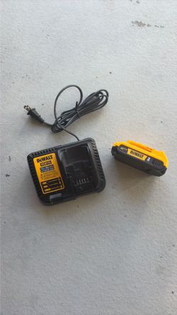 Dewalt charger and battery
