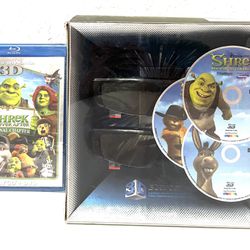 Samsung Shrek 3D Collection Starter Kit And Shrek Forever After Blu-ray 3D+DVD