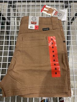 Brown Wrangler Canvas  Short