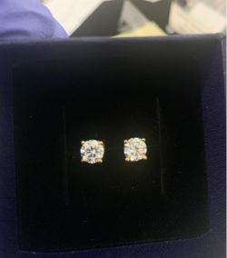 1 Carat Moissanite | 18K Gold Plated Jewelry
