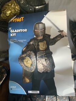Spirit Gladiator Kit Child Costume Medium 8-10