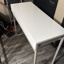 White desk