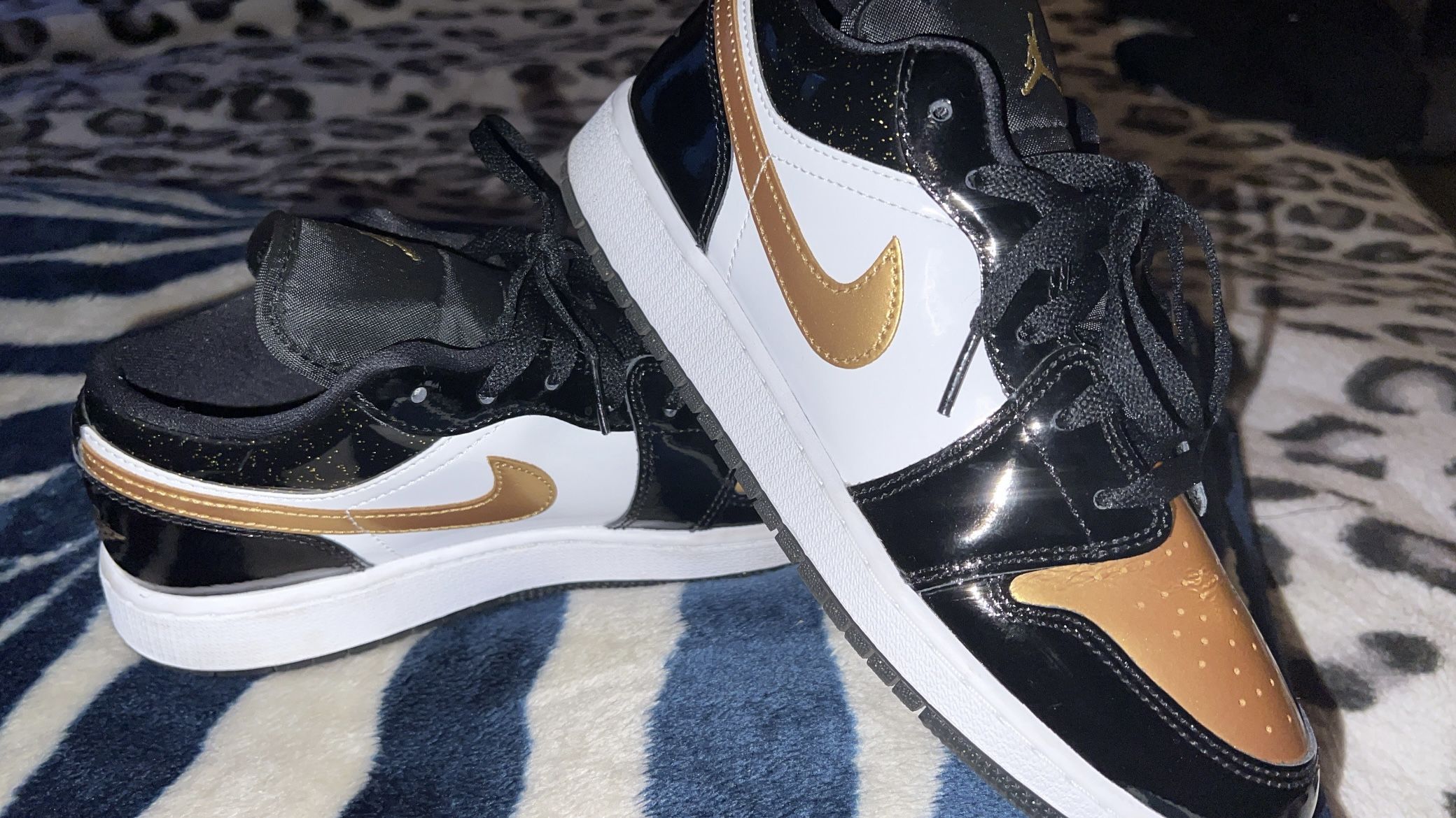 Black Gold Air Jordan Low $50