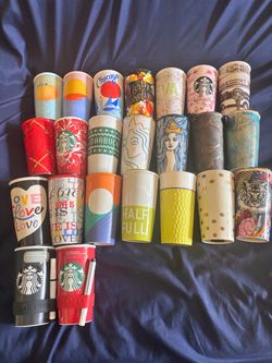 Bundle of Starbucks ceramic tumblers