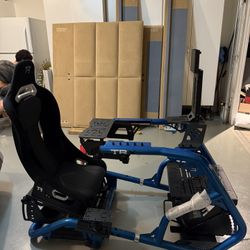 TRX Racing Simulator Cockpit – Full Rig w/ Seat (Sim Racing)