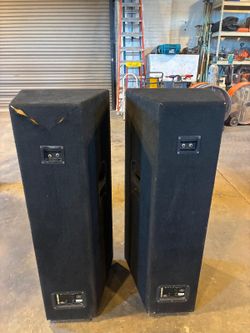 2 Cerwin-Vega speakers