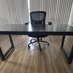 Extra Large Rectangular Desk w/ Chair 