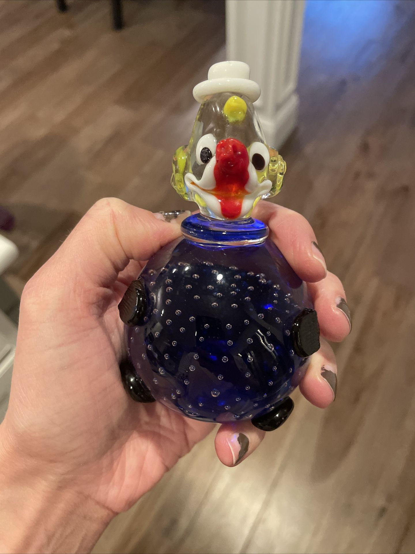 Vintage Murano Glass Clown Collectible