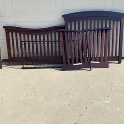 Toddler Bed With Rails. Sorelle Cherry