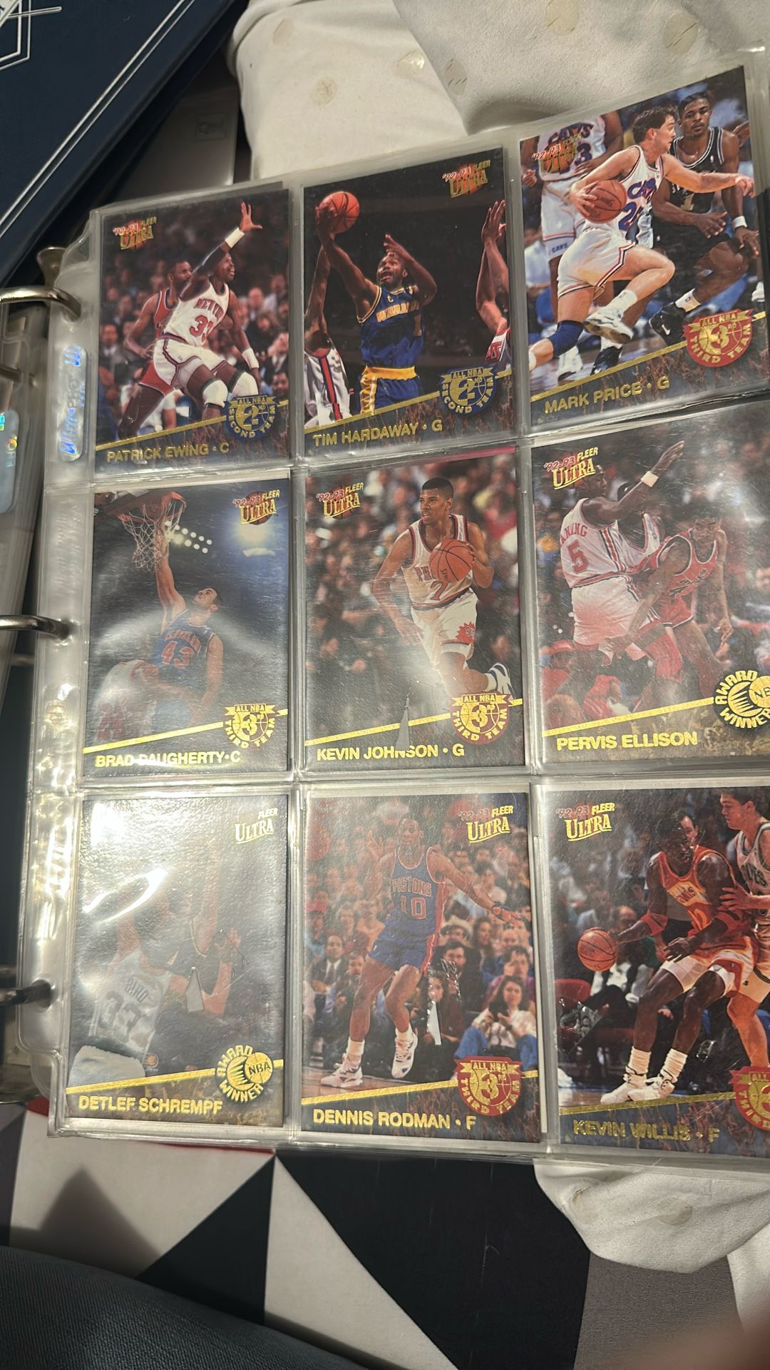 92-93 Fleer Ultra All NBA 3rd Third Team 