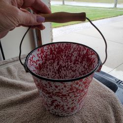 Metal Enamel Smaller Bucket 