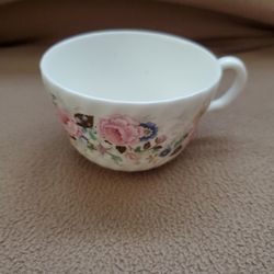 Rose Garland By Minton Flat Cup