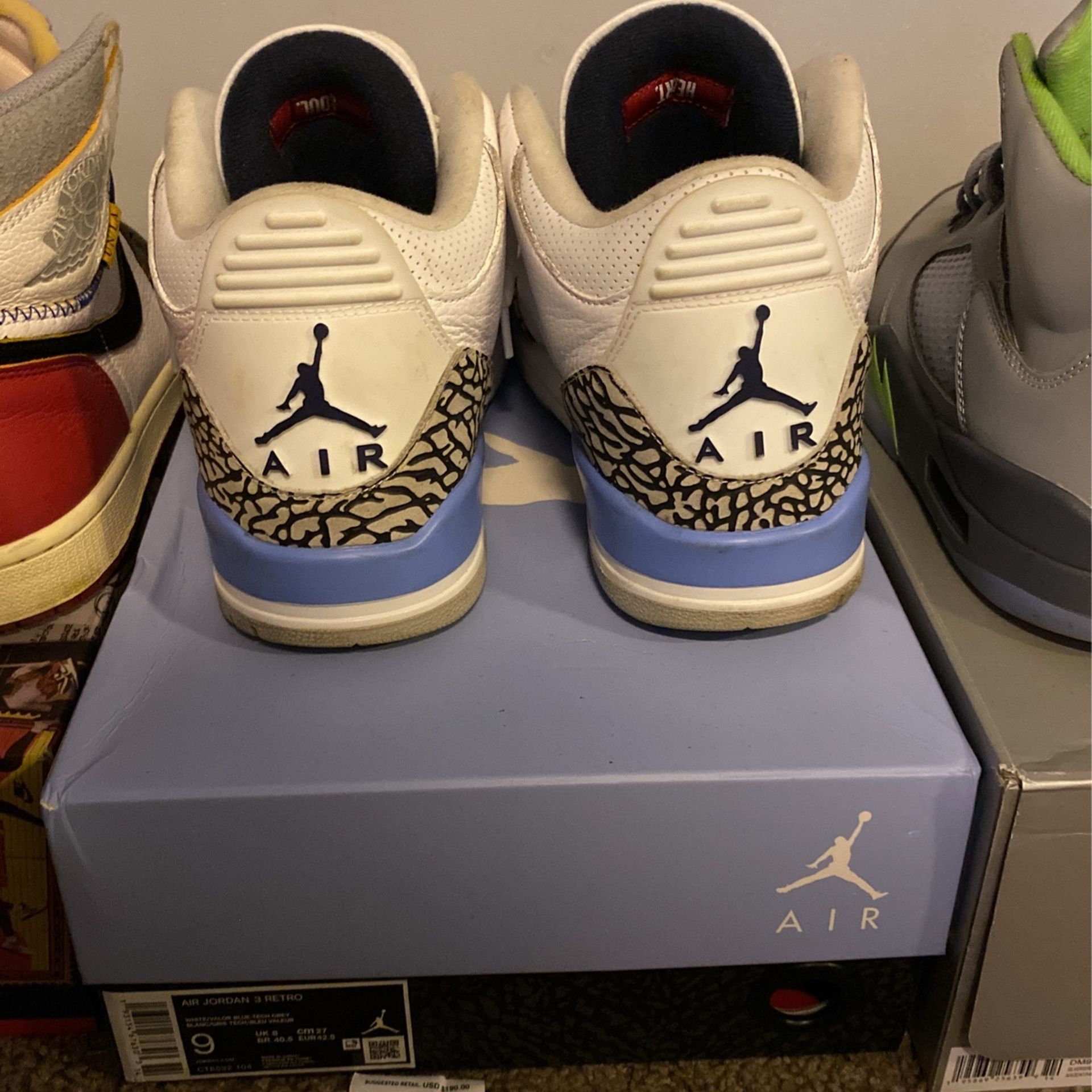 UNC Air Jordan Retro 3