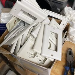 Box Of White Outlet Covers