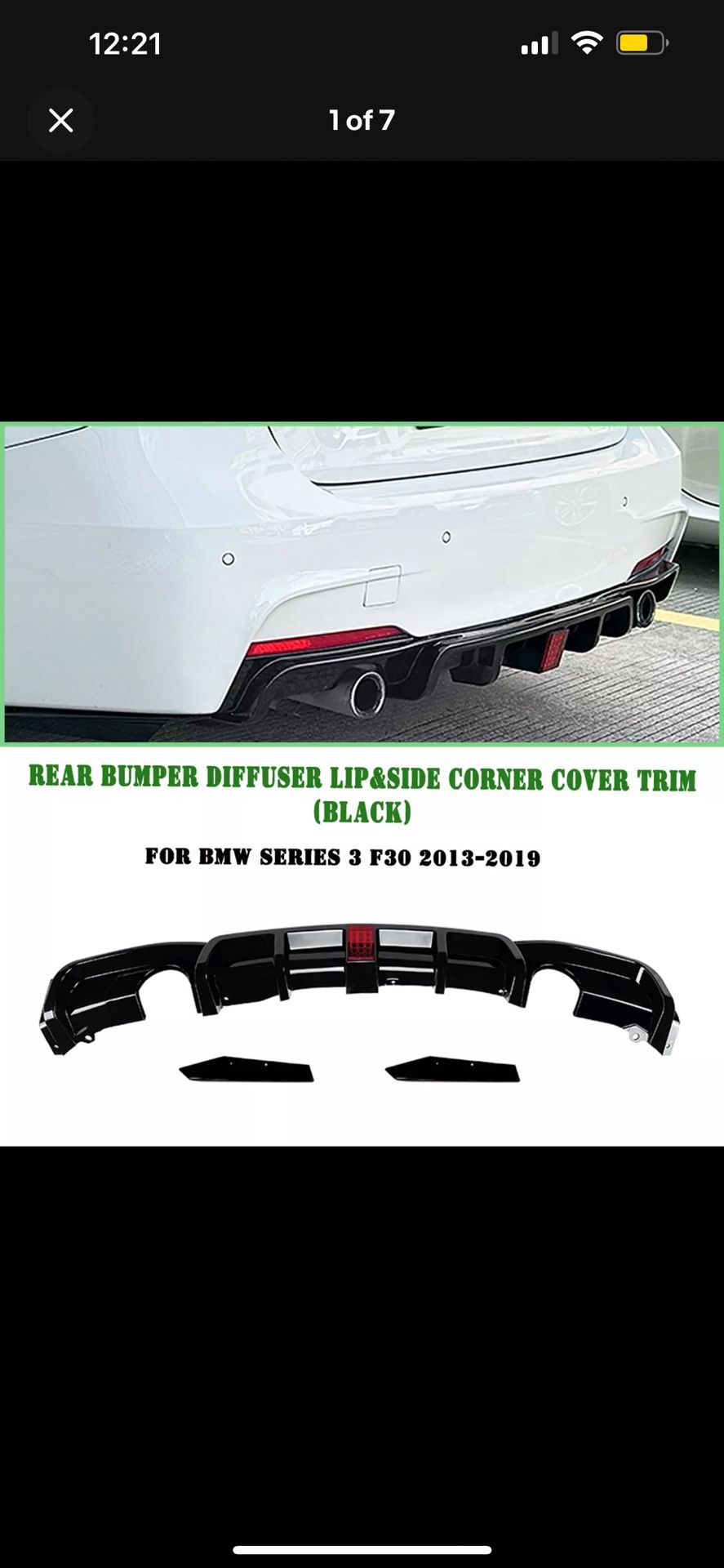 Rain Light Diffuser For BMW F30