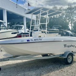 Beautiful Bayliner Element F 18  (2023), powered by Mercury 115 Hp. 