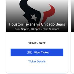 Texans Vs Bears SNF 9/15