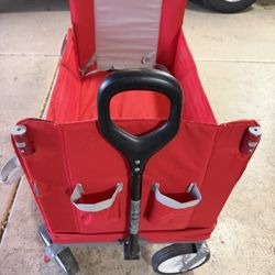 Radio Flyer wagon with canopy in excellent condition