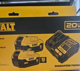 Dewalt 20V - 2 battery set and charger