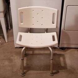 Bath or Shower Chair With Back 