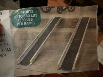 New Handicapped Telescoping 3 Sectional Ramp 