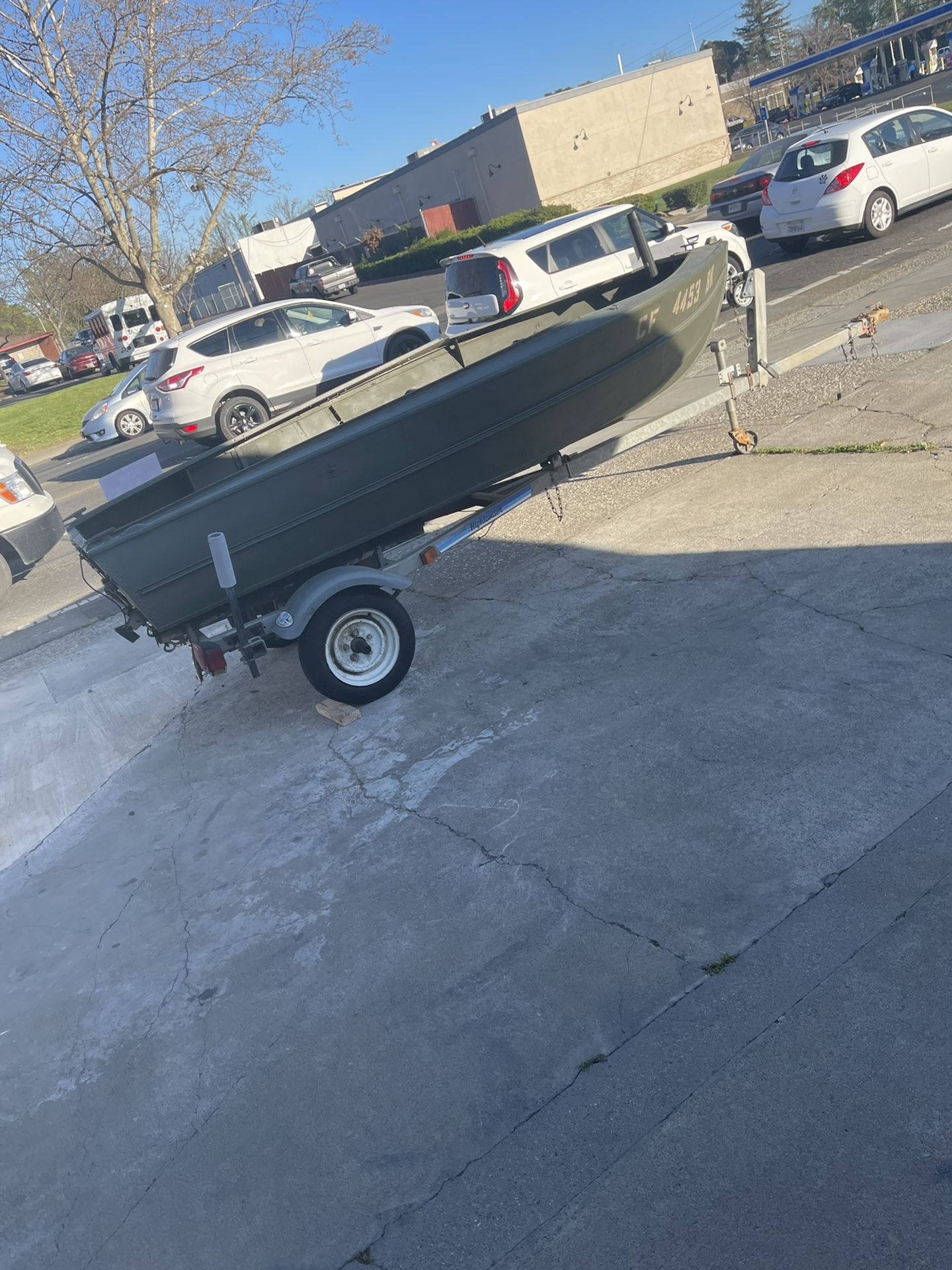 Aluminum Boat And Trailer