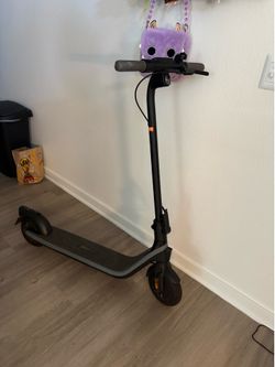Scooter with charger