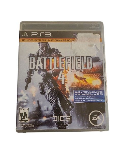 Battlefield 4 - PlayStation 3 PS3 - Action / Adventure Complete w/ Manual Tested