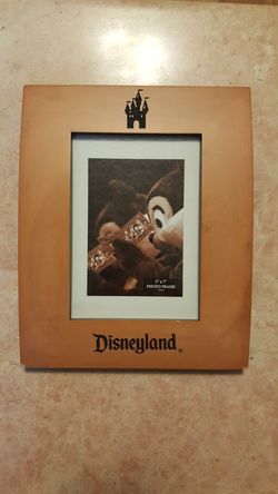 Disneyland Resort Wooden 5x7 Photo Frame
